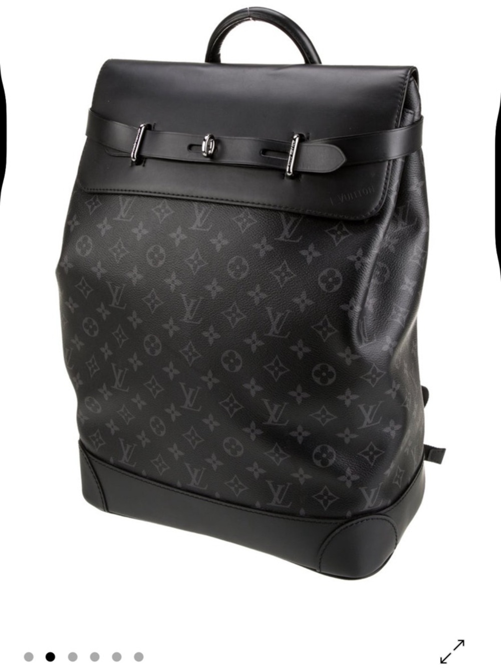 Louis Vuitton Black Monogram Top-Handle Backpack - Picture 2 of 5